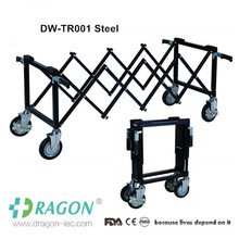 DW-TR Stainless steel transport bier adult use mortuary equipment